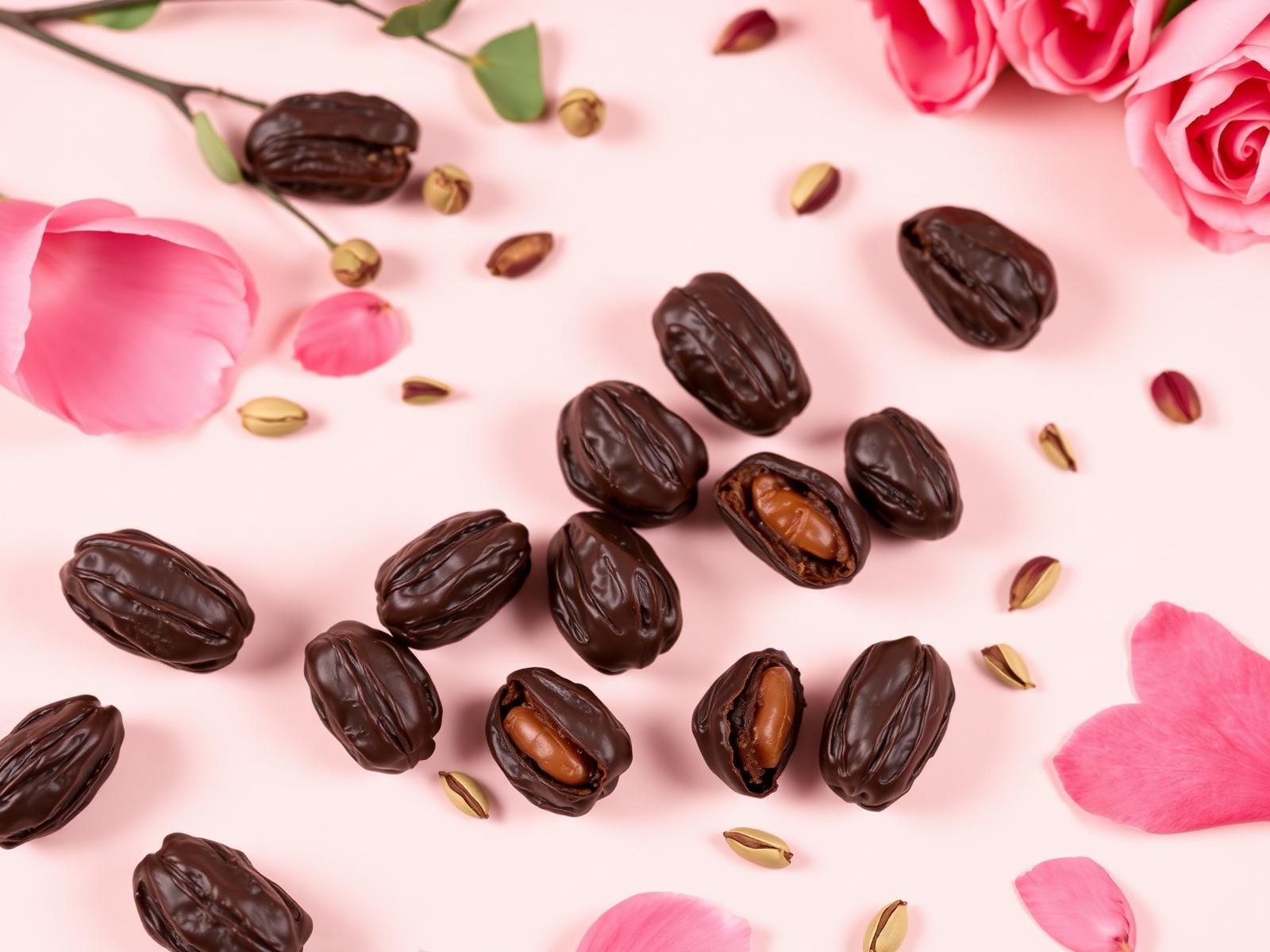 Handmade chocolate covered Medjool dates